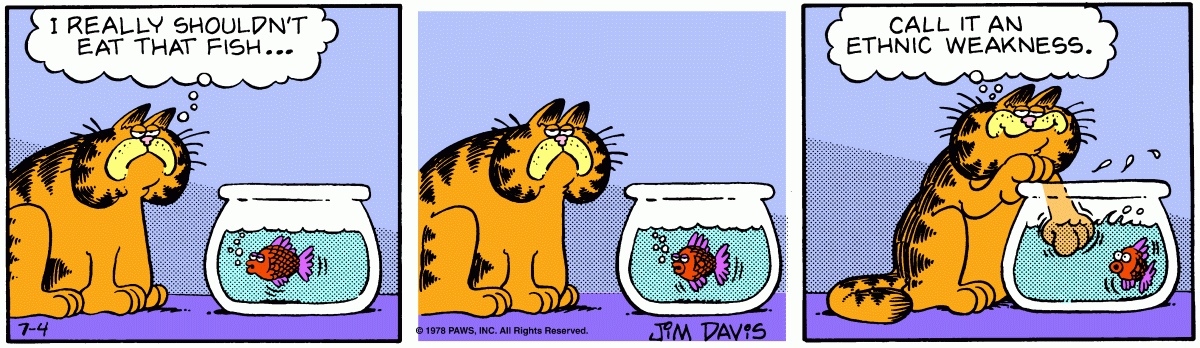 Garfield, July 4, 1978