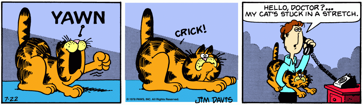 Garfield, July 22, 1978