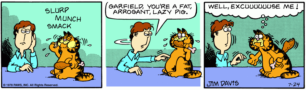 Garfield, July 24, 1978