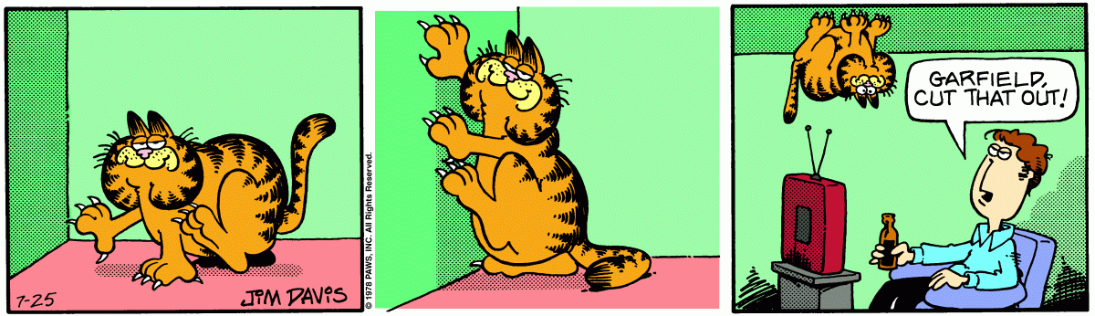 Garfield, July 25, 1978
