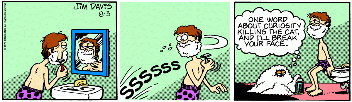 Garfield, August 3, 1978