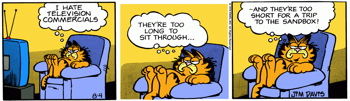 Garfield, August 4, 1978