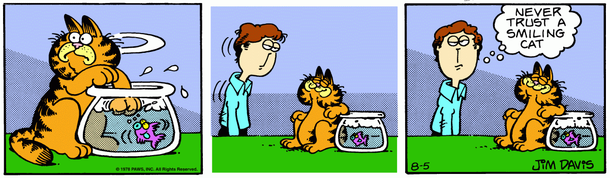 Garfield, August 5, 1978