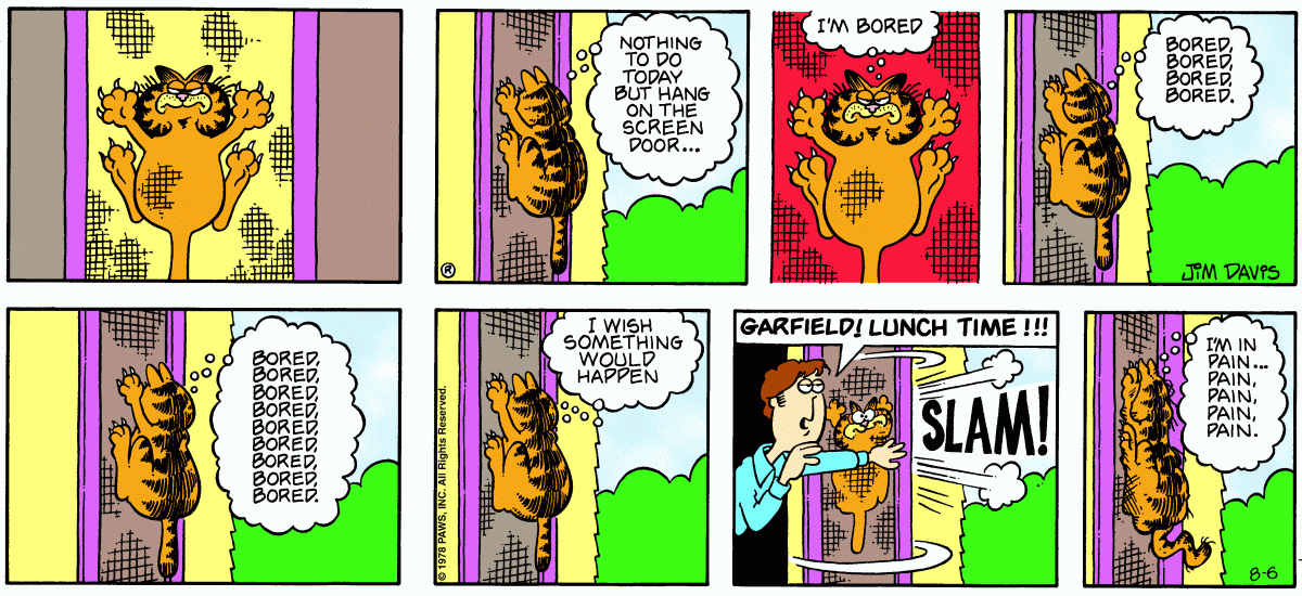 Garfield, August 6, 1978