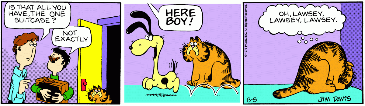 Garfield, August 8, 1978