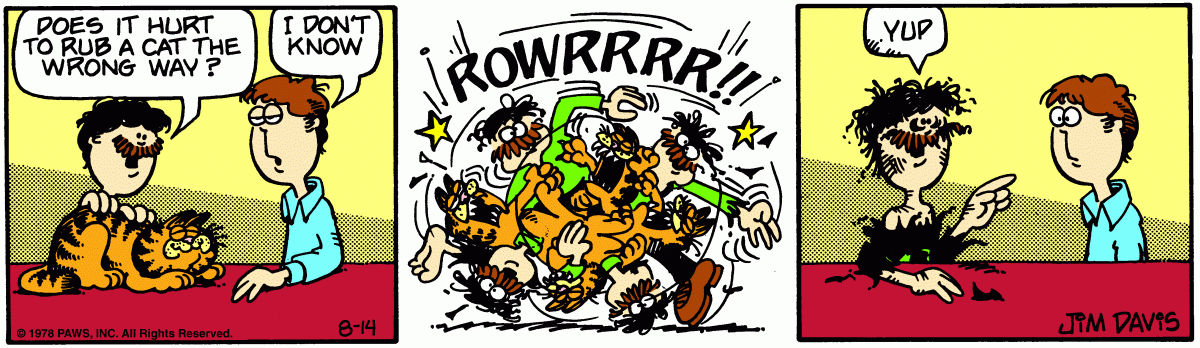 Garfield, August 14, 1978