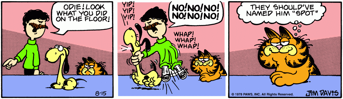 Garfield, August 15, 1978