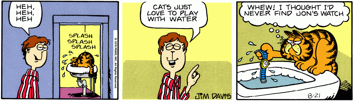 Garfield, August 21, 1978