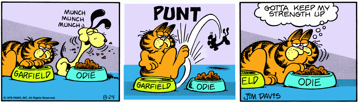 Garfield, August 24, 1978