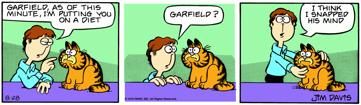 Garfield, August 28, 1978
