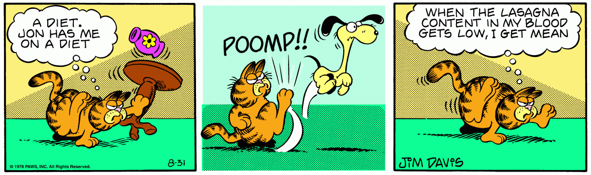 Garfield, August 31, 1978