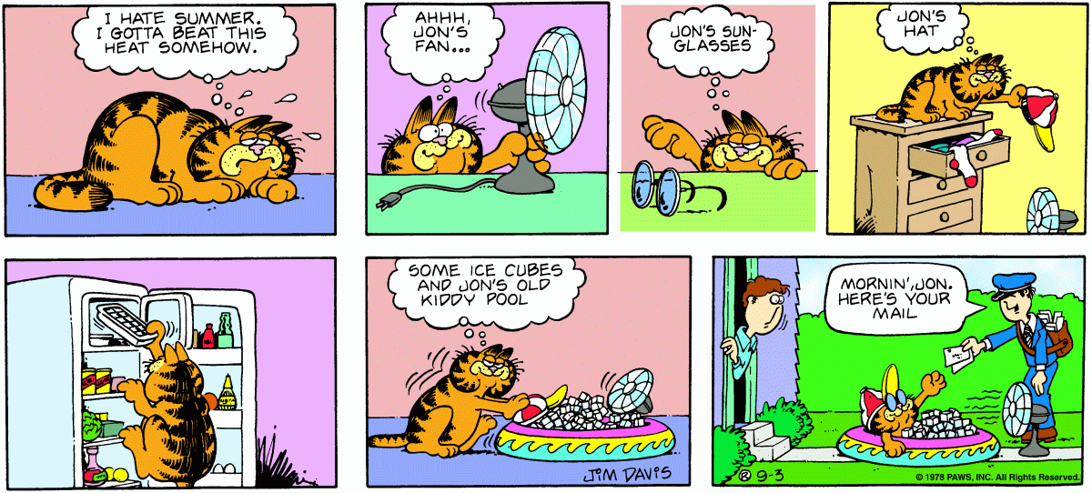 Garfield, September 3, 1978