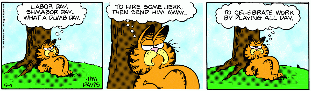 Garfield, September 4, 1978