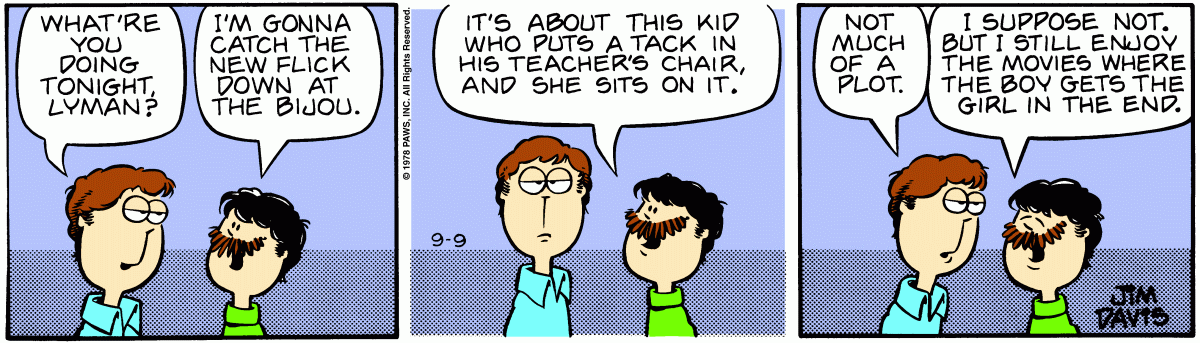 Garfield, September 9, 1978