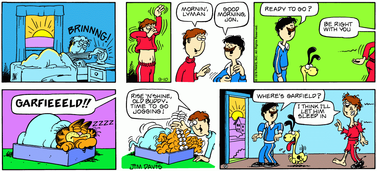 Garfield, September 10, 1978