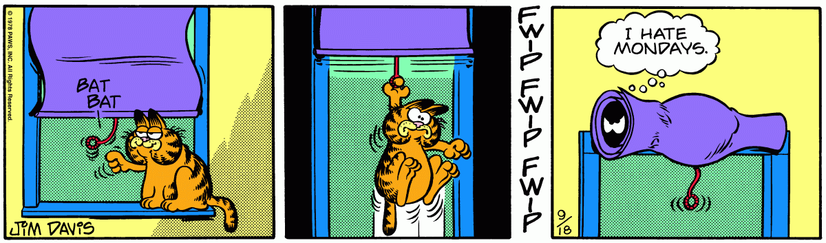 Garfield, September 18, 1978