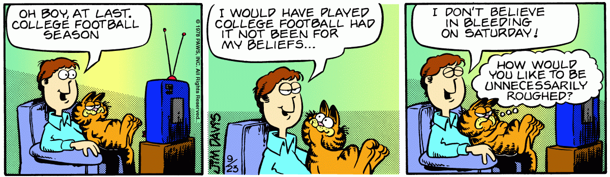 Garfield, September 23, 1978