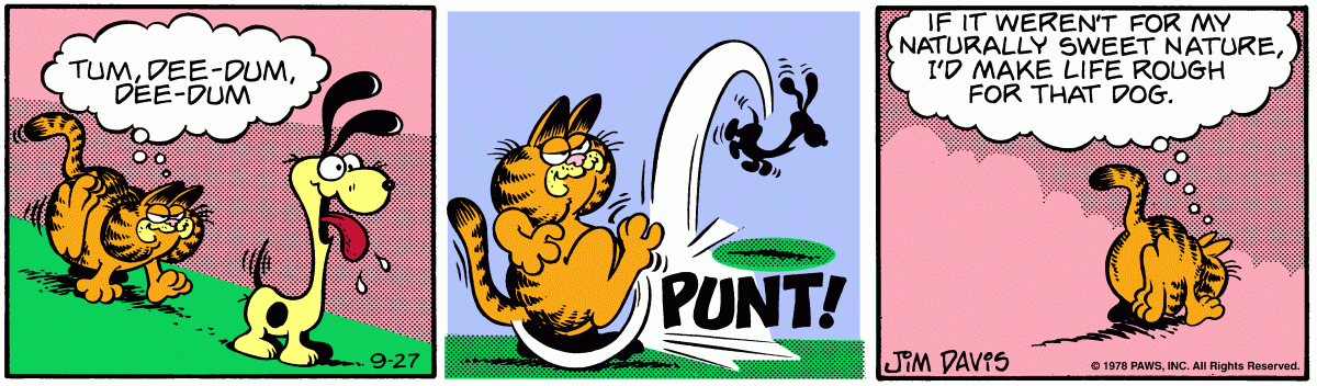 Garfield, September 27, 1978