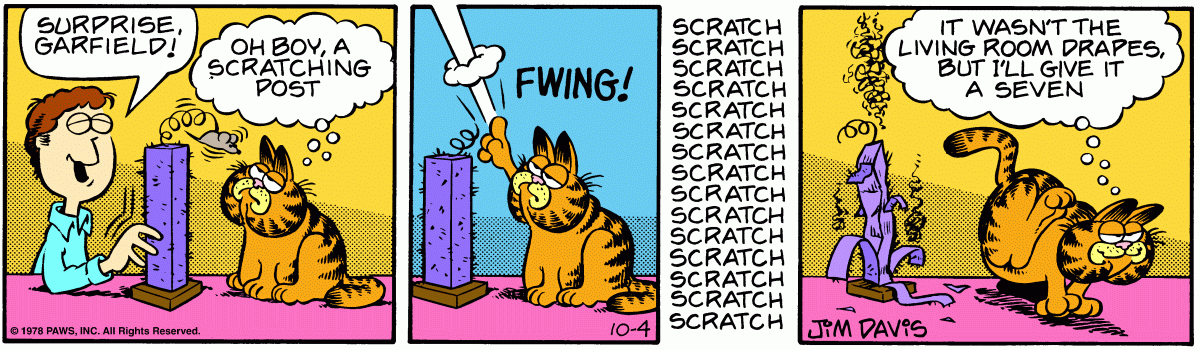 Garfield, October 4, 1978