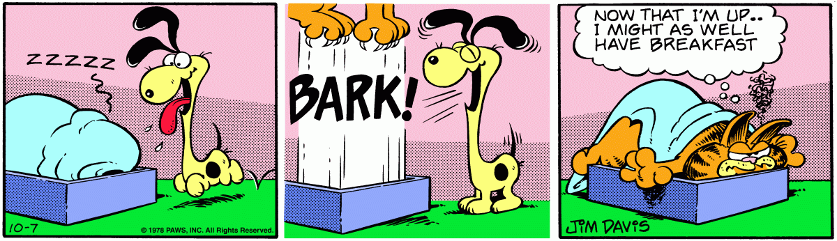 Garfield, October 7, 1978