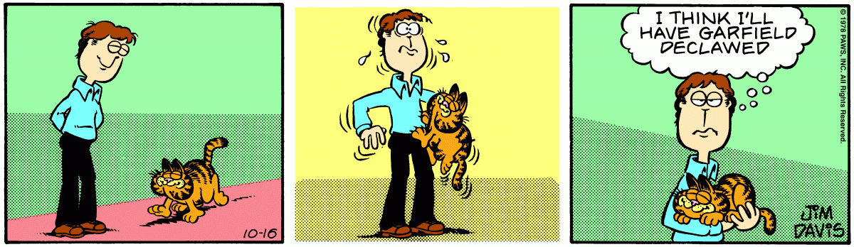 Garfield, October 16, 1978