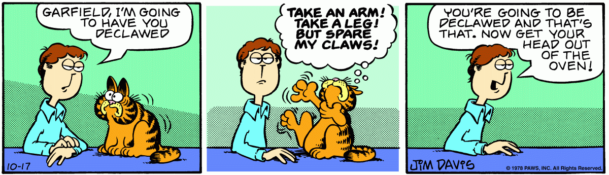 Garfield, October 17, 1978