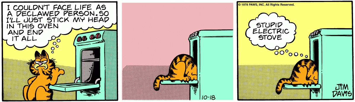 Garfield, October 18, 1978