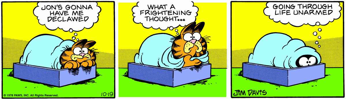 Garfield, October 19, 1978