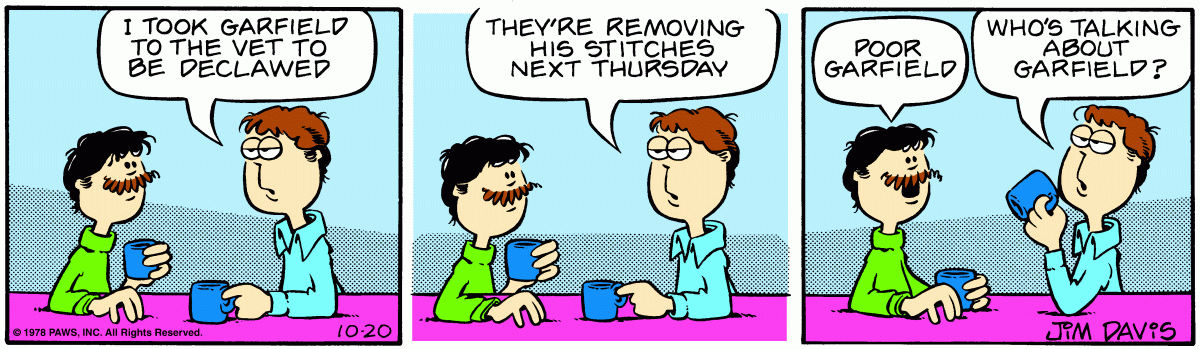 Garfield, October 20, 1978