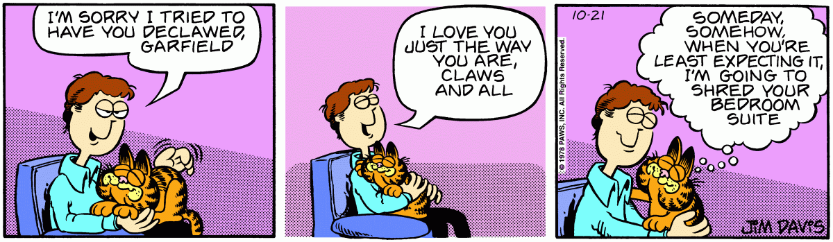 Garfield, October 21, 1978
