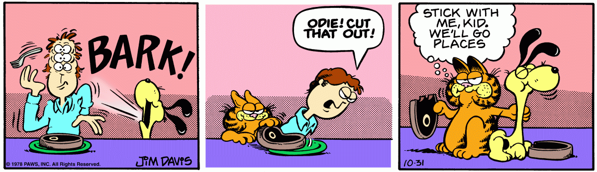 Garfield, October 31, 1978