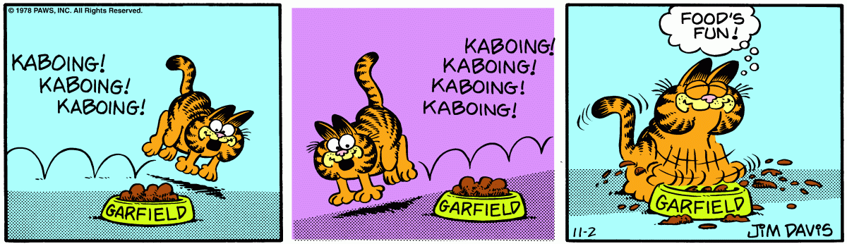 Garfield, November 2, 1978