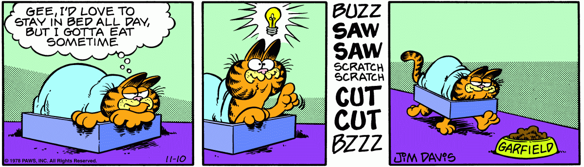 Garfield, November 10, 1978