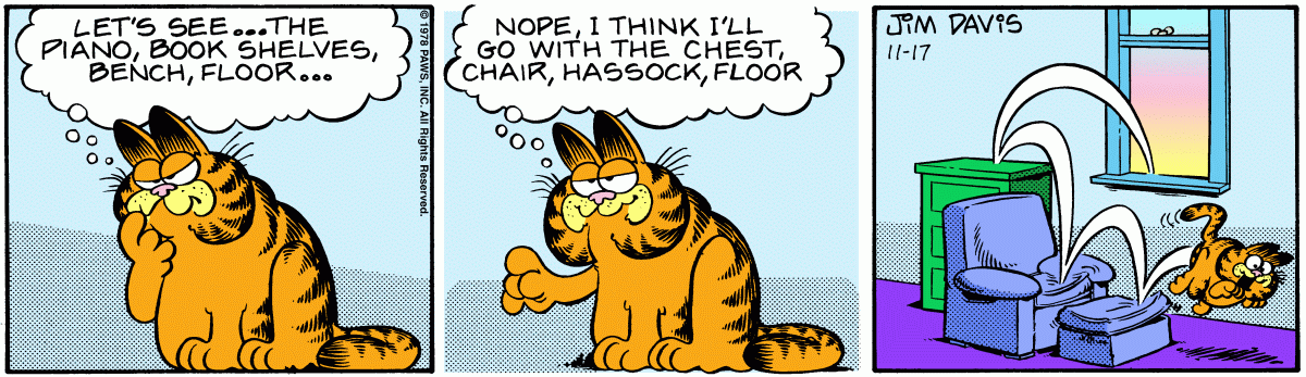 Garfield, November 17, 1978