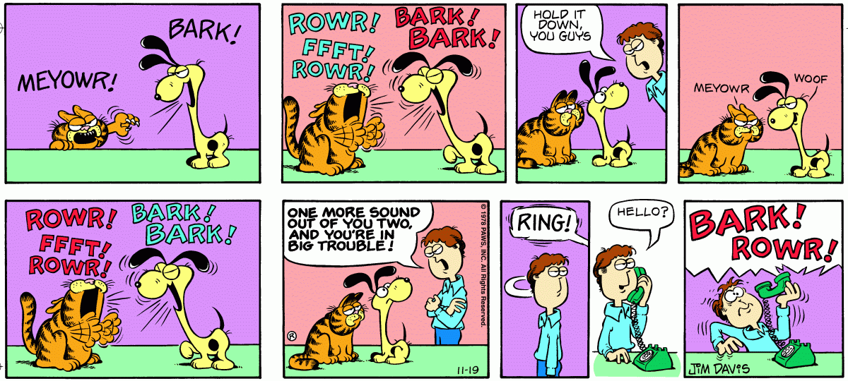 Garfield, November 19, 1978