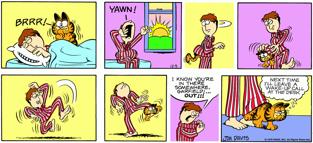Garfield, December 3, 1978