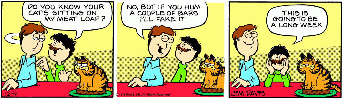 Garfield, December 4, 1978