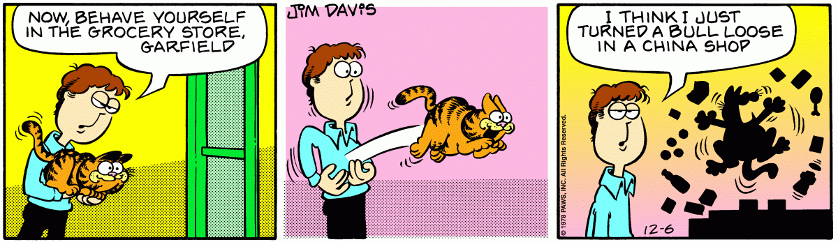 Garfield, December 6, 1978