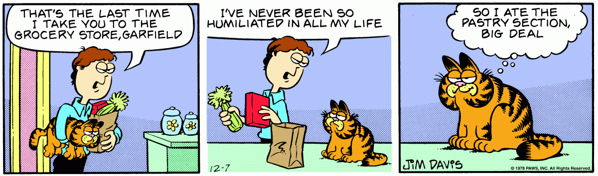 Garfield, December 7, 1978