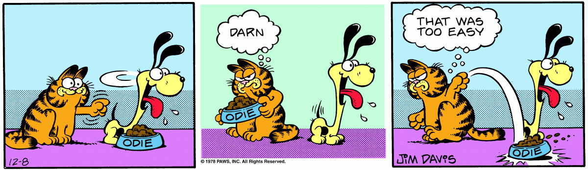 Garfield, December 8, 1978