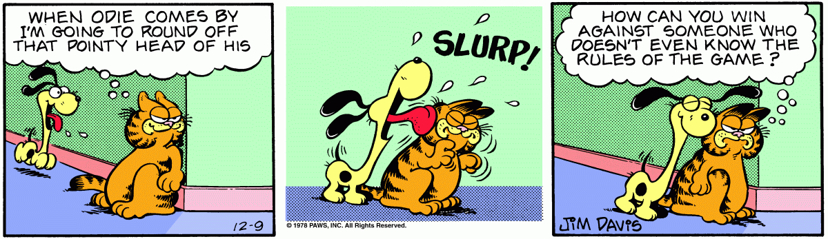 Garfield, December 9, 1978