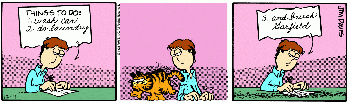 Garfield, December 11, 1978