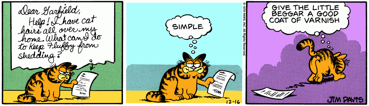 Garfield, December 16, 1978