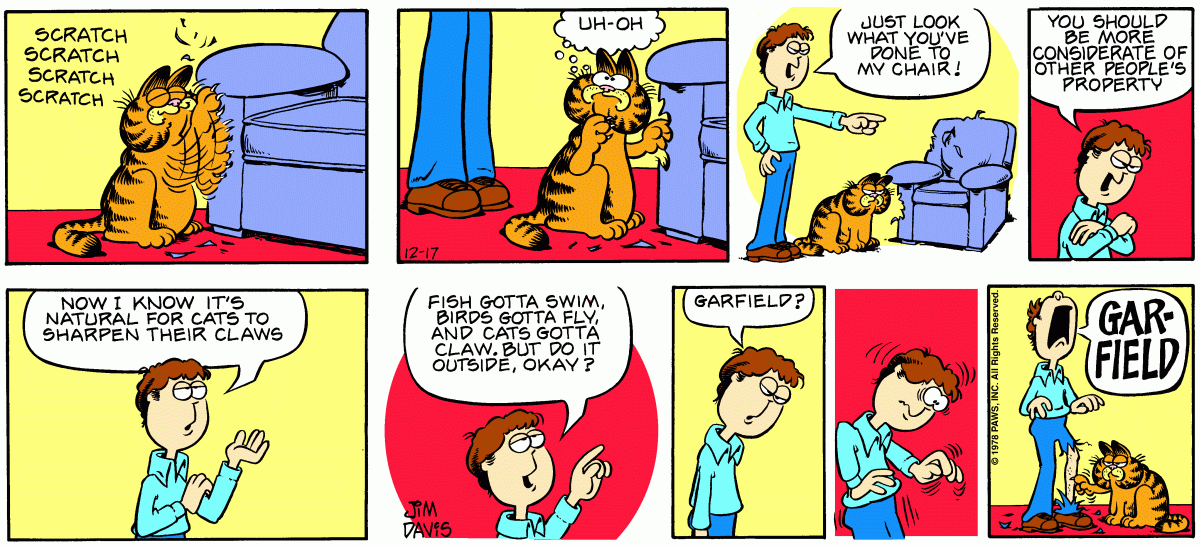 Garfield, December 17, 1978