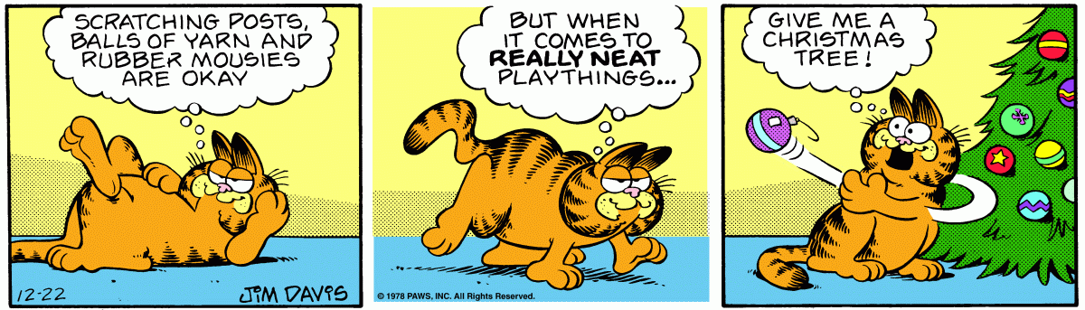 Garfield, December 22, 1978