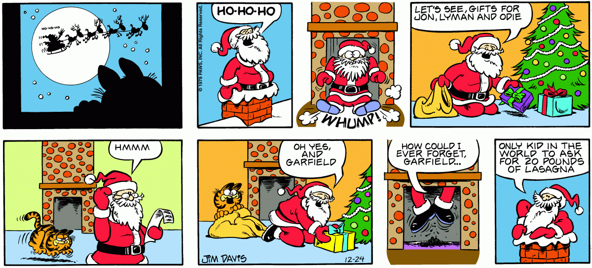 Garfield, December 24, 1978