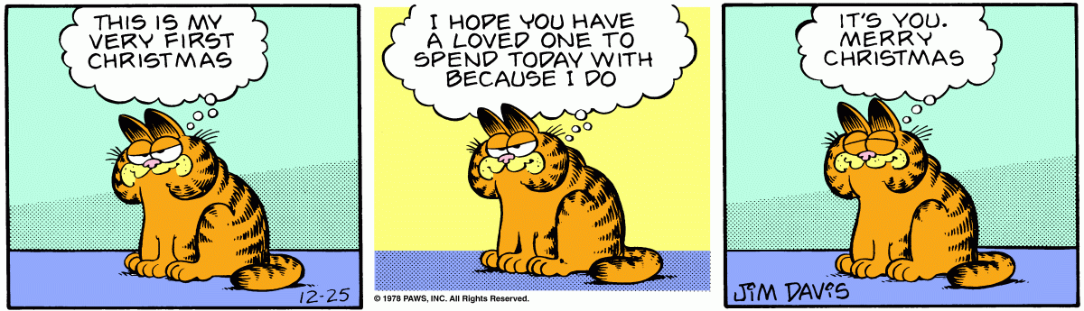 Garfield, December 25, 1978