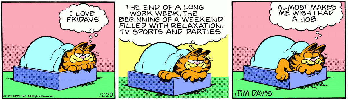 Garfield, December 29, 1978
