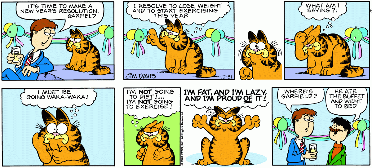 Garfield, December 31, 1978