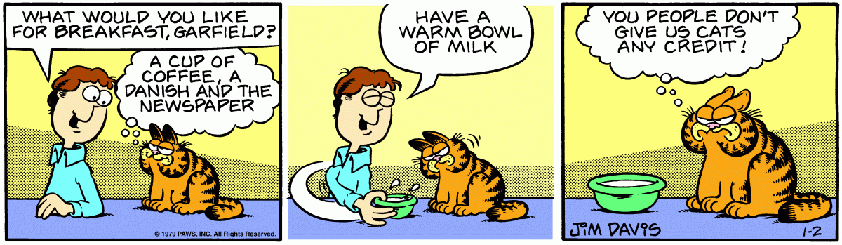 Garfield, January 2, 1979